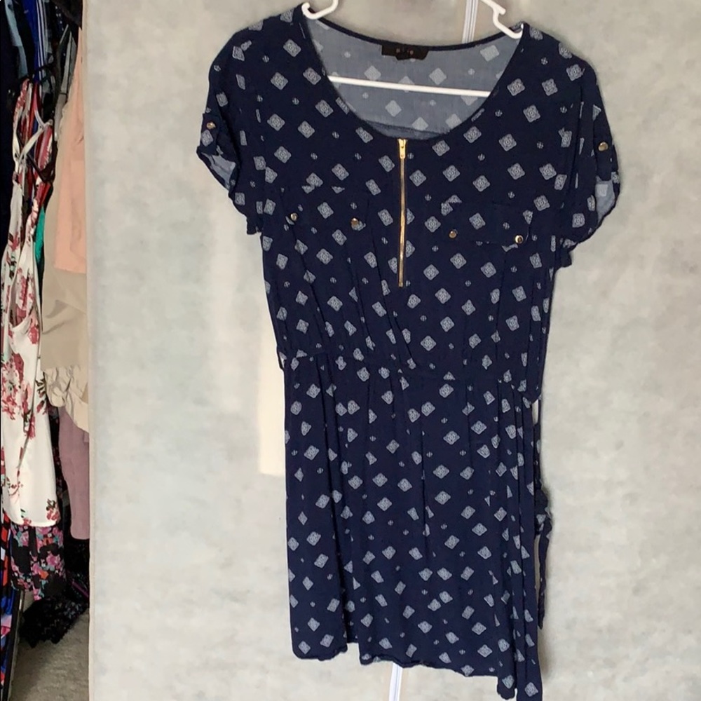 Navy blue dress
